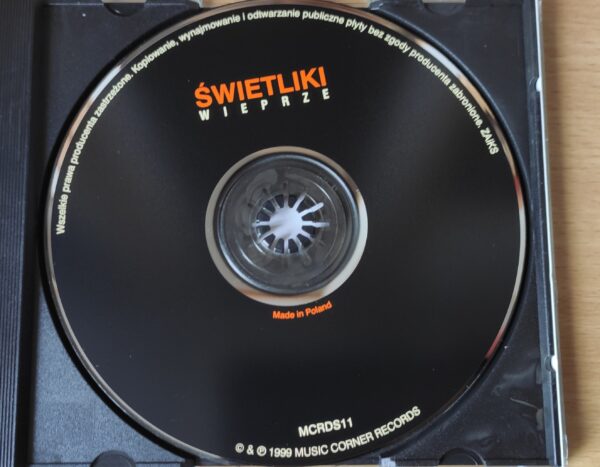 Płyta CD "Singiel Wieprze" Zespołu Świetliki - obrazek 3